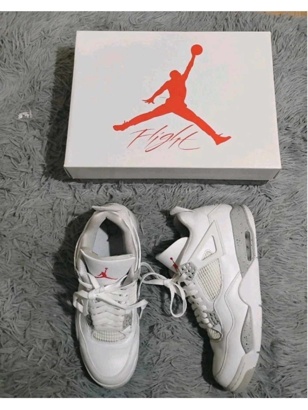 Jordan Air Jordan 4 Retro White Oreo White/Tech Grey/Black/Fire Red CT8527-100